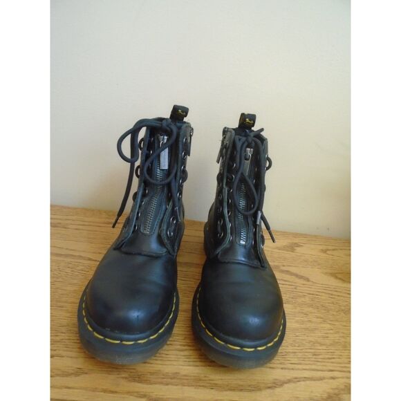 Dr Martens 23863 1460 Pascal Nappa Zipper Boots - Black size 6 - Picture 1 of 10